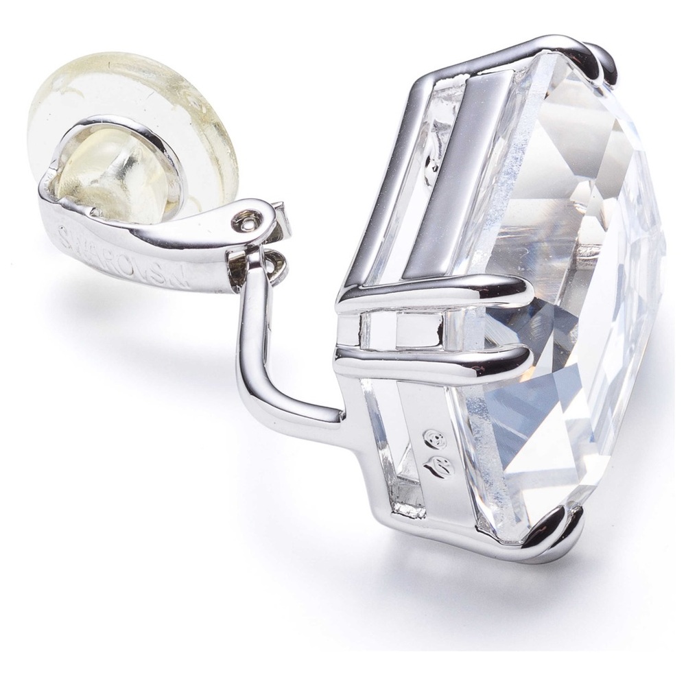 Swarovski Mesmera Rectangular Stud Earring In Cry… - image 5